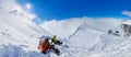 Mountains ski resort Kaprun Austria