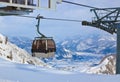 Mountains ski resort Kaprun Austria Royalty Free Stock Photo