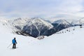 Mountains ski resort Solden Austria