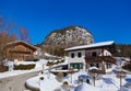 Mountains ski resort St. Gilgen Austria