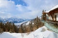 Mountains ski resort Zell-am-See Austria