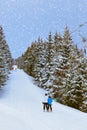 Mountains ski resort Zell-am-See Austria