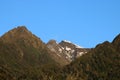 Mountains, snow covering Southern Alps New Zealand Royalty Free Stock Photo