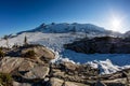 Mountains and Snow in Desolation Wilderness, California Royalty Free Stock Photo