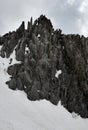 Mountains and snow peaks of France