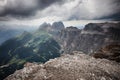 Mountains stormy weather Royalty Free Stock Photo