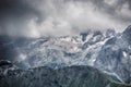 Mountains stormy weather Royalty Free Stock Photo
