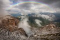 Mountains stormy weather Royalty Free Stock Photo