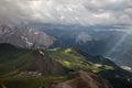 Mountains stormy weather Royalty Free Stock Photo