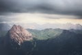 Mountains stormy weather Royalty Free Stock Photo