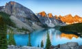 Canada Banff Moraine Lake Royalty Free Stock Photo