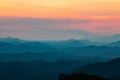 Mountains at Sunset Smoky Mountains National Park Tennessee