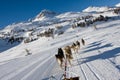 Mountains in the swiss alps