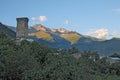 Mountains and towers of Svaneti