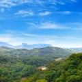 Mountains and tropical vegetation. Sri Lanka landscapes