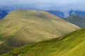 Mountains in Upper Svaneti, popular trekking destination ,Caucasus mountains Royalty Free Stock Photo