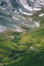 Mountains valley aerial view Landscape