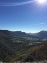 Mountains and valley