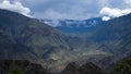 Mountains and valley of Balsas in the province of Chachapoyas, Peru. Royalty Free Stock Photo