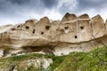 Mountains in the valley in Cappadocia. Beautiful landscape