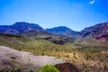 Mountains and Valley Zion National Park Royalty Free Stock Photo