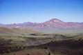 Mountains and valleys, Craters of the moon park National Park, Idaho Royalty Free Stock Photo