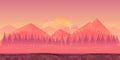 Mountains Vector illustration