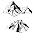 Mountains. Vector illustration