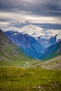 Mountains view from Gamle Strynefjellsvegen Norway