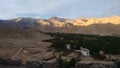 Mountains View from Shanti Stupa,Leh,India Royalty Free Stock Photo