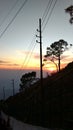 Mountains view at Vaishno devi temple Royalty Free Stock Photo