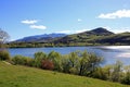 Mountains views over Lake Hayes Royalty Free Stock Photo