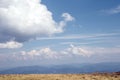 Mountains in a warm sunny day