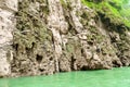 Mountains on the Yangtze River tributary Royalty Free Stock Photo