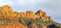 Mountains at Zion National Park at sunset Royalty Free Stock Photo