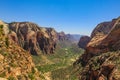 Mountains in Zion National Park in Utah Royalty Free Stock Photo