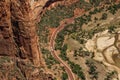 Mountains in Zion National Park in Utah Royalty Free Stock Photo