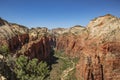 Mountains in Zion National Park in Utah Royalty Free Stock Photo