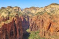 Mountains in Zion National Park in Utah Royalty Free Stock Photo