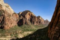 Mountains in Zion National Park in Utah Royalty Free Stock Photo