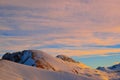 Mountainscape alps suneset