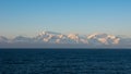 mountainscape with horizon in daylight. beautiful natural mountainscape with horizon.