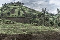 Mountainside in Nord Kivu Royalty Free Stock Photo