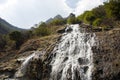 Mountainside Waterfall