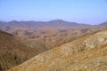 Mountainsin Betancuria on Fuerteventura, Spain. Royalty Free Stock Photo