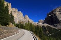 The mountaintops of the Dolomites Royalty Free Stock Photo