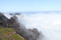 Mountainview above the clouds Royalty Free Stock Photo