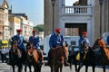 Mounted constabulary in Rome