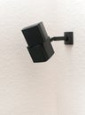 Mounted cubed wall speaker Royalty Free Stock Photo