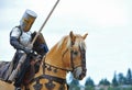 Mounted Knight prepares